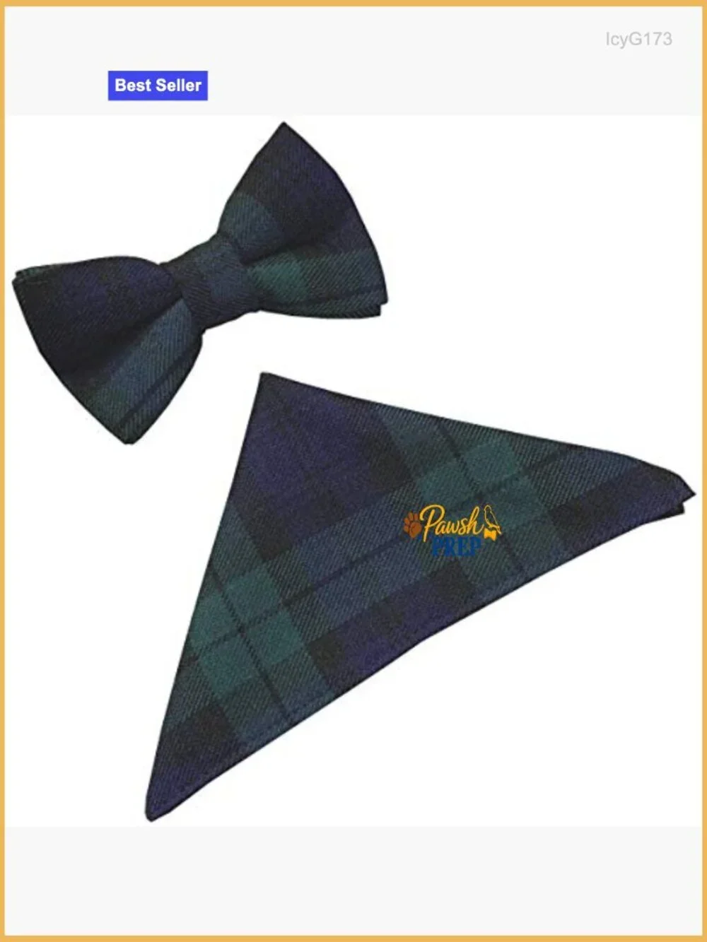 Men's Cummerbund Set with Bow Tie and Pocket Square, One Size, Polyester Blend